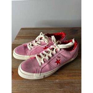 Converse One Star x Hello Kitty Pink‎ Sneakers Womens Size 7 Low Top Shoes